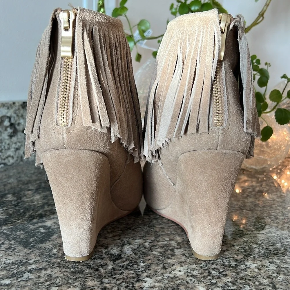 Chinese Laundry Fringe Booties